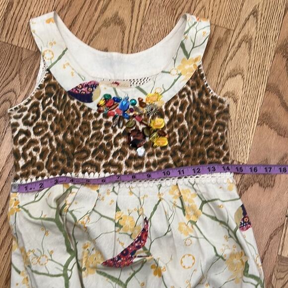 CECILIA  PRADO ALGODAO BLEND BIRD DRESS SIZE PS - Picture 10 of 11